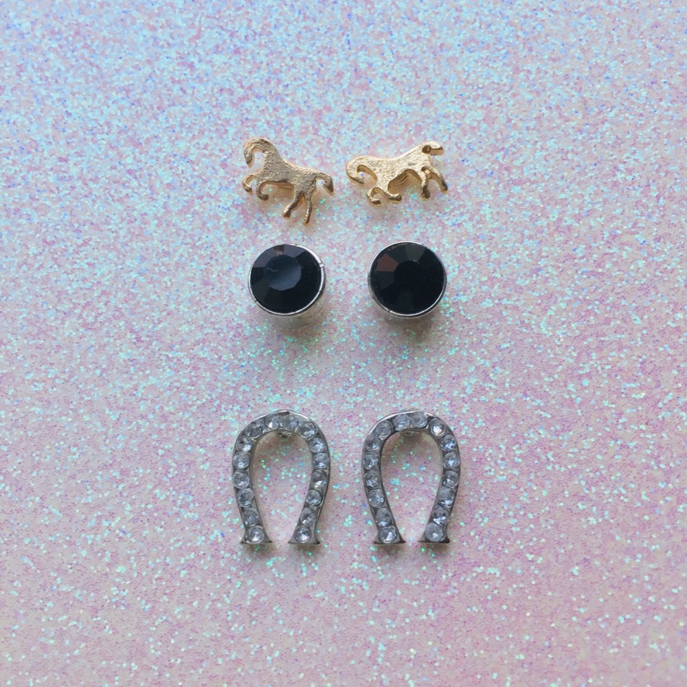 New Stud Earrings Western Versatile